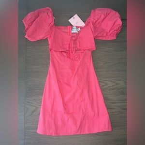 🩷💕NWT hello molly puffer sleeve mini dress 💞